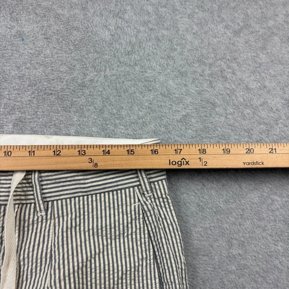 Engineered Garments Seersucker Pants Mens Small 32x28 Striped Cuffed USA MADE